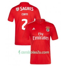 Camisolas de Futebol Benfica Conti 2 Equipamento Principal 2018/19 Manga Curta